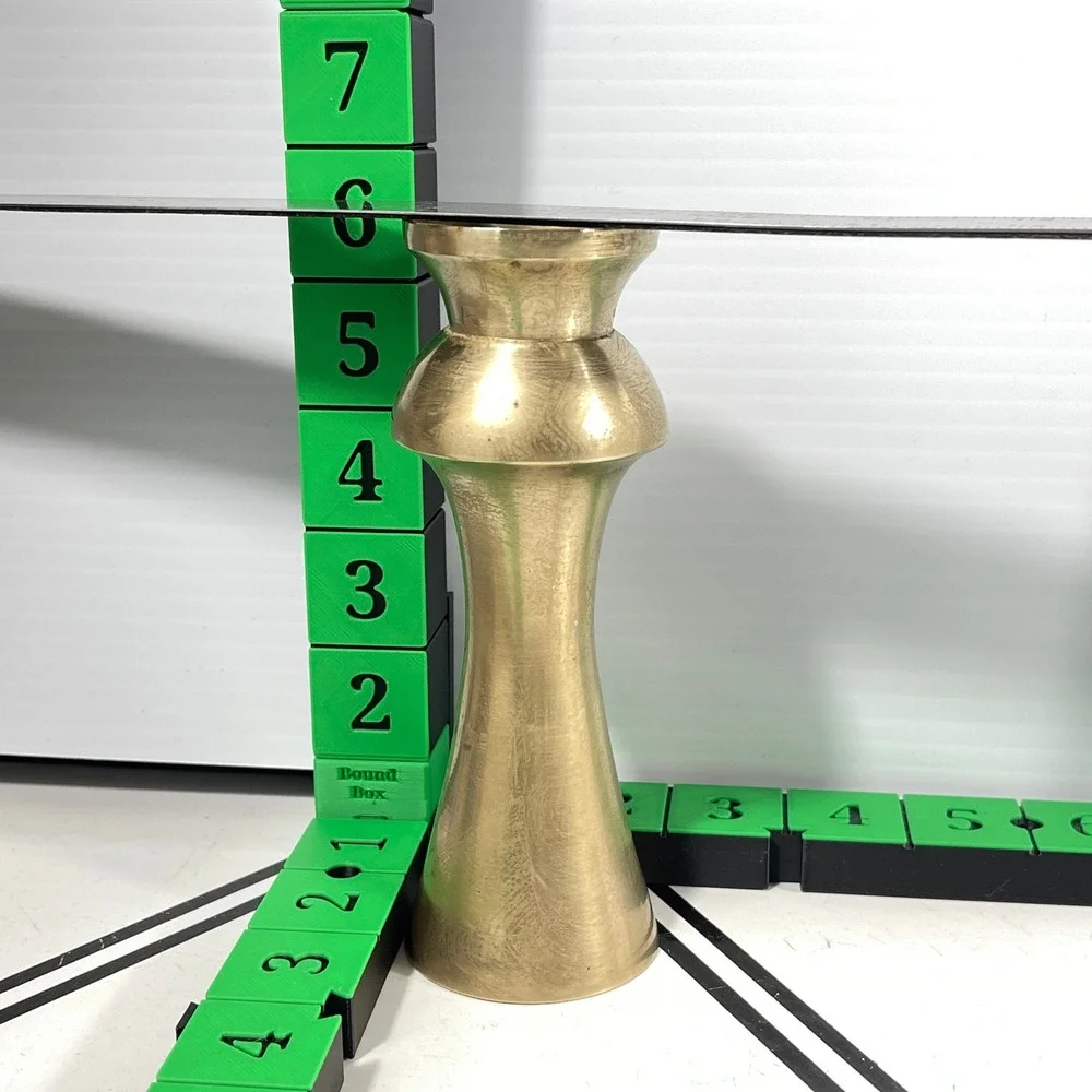 Vintage Solid Brass Bud Vase‎ Flared Rim Pedestal Base Gold Tone 5.5 Inch